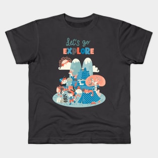 let's go explore Kids T-Shirt